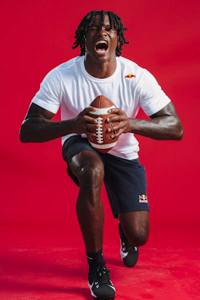 Jeremiah Smith poses for a portrait in Columbus, Ohio, USA on September 14, 2024. 