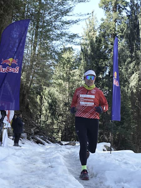 Tenzin Dolma at Snow Marathon Lahaul