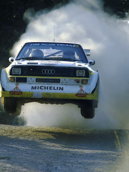 WRC, Rally - Walter Röhrl en 6 coches, Red Bull