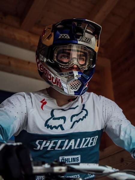 Loïc Bruni seen in the startgate at Val di Sole, Italy.