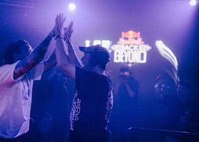 In Ghent, Belgium, DJs Boring and Young Marco deliver electrifying performances at Red Bull Back2Beyond 2024 on December 7, igniting the crowd with vibrant energy and dynamic beats