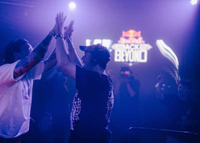In Ghent, Belgium, DJs Boring and Young Marco deliver electrifying performances at Red Bull Back2Beyond 2024 on December 7, igniting the crowd with vibrant energy and dynamic beats