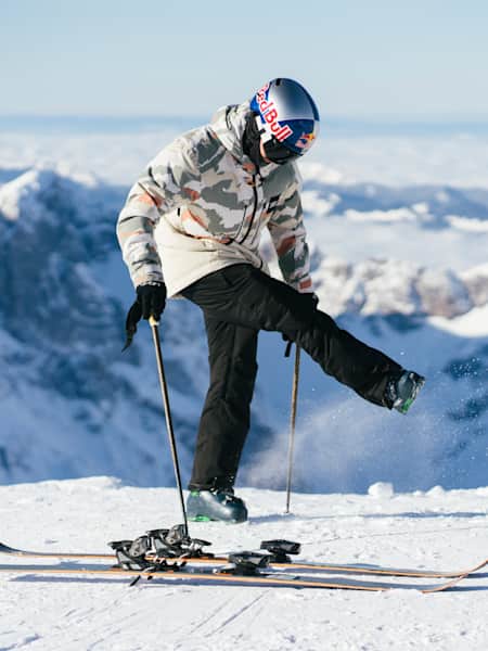 Attache ski personnalisée pour ski de fond