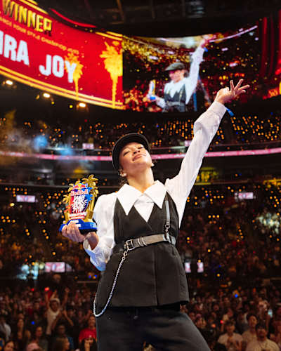 Jaïra Joy poses for a portrait at Red Bull Dance Your Style World Final in Los Angeles, USA on October 11, 2025.