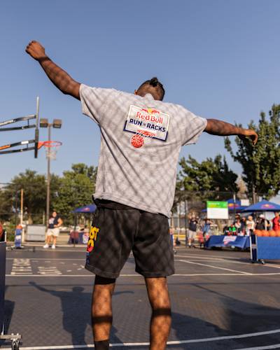 Participants compete in the Red Bull Run the Racks 2022 USA, Oklahoma City on 6 August, 2022.