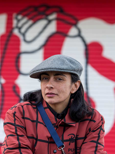 Retrato de la B-Girl Aruna de Róterdam.