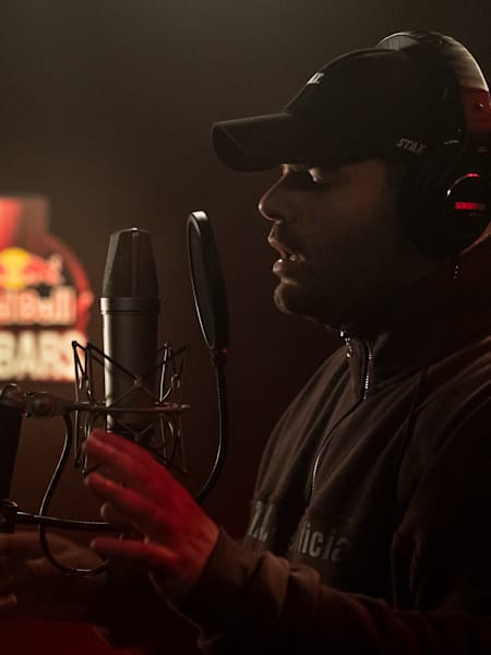 Sydney rapper Masked Wolf, who made the track Astronaut in the Ocean, for Red Bull 64 Bars.