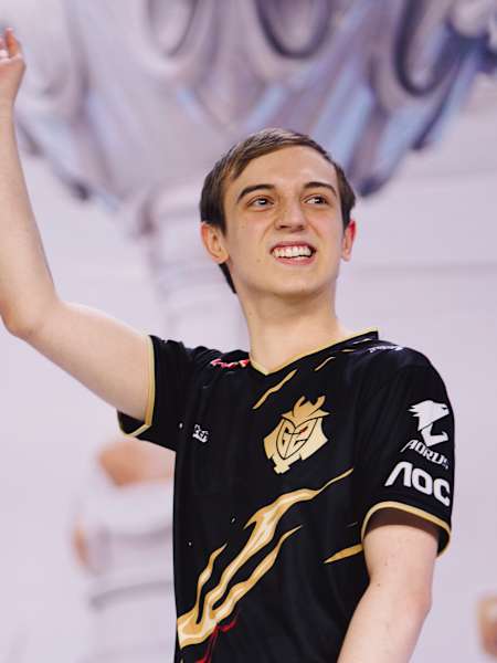 Caps is seen at the semi-finals of the League of Legends World Championship in Madrid, Spain on November 3rd, 2019.