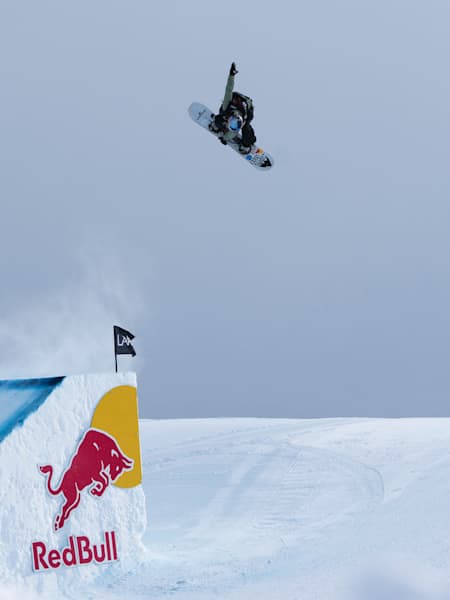 Anna Gasser performs at the Laax Open in Laax, Switzerland on January 20, 2023.