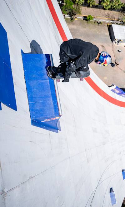 Sandro Dias seen during the Red Bull Building Drop in Porto Alegre, Brazil on September 25, 2025.