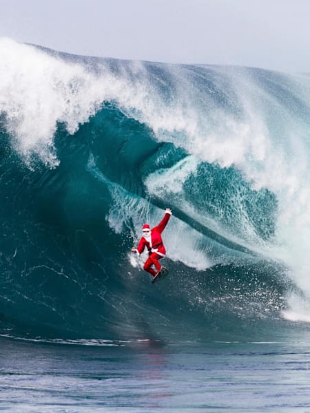 Marti Paradisis, surfeando en Shipstern Bluff