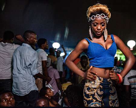 A party in a neighbourhood called Lagos Island.