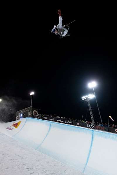 Scotty James performs at the Laax Open in Laax, Switzerland on January 20, 2024.