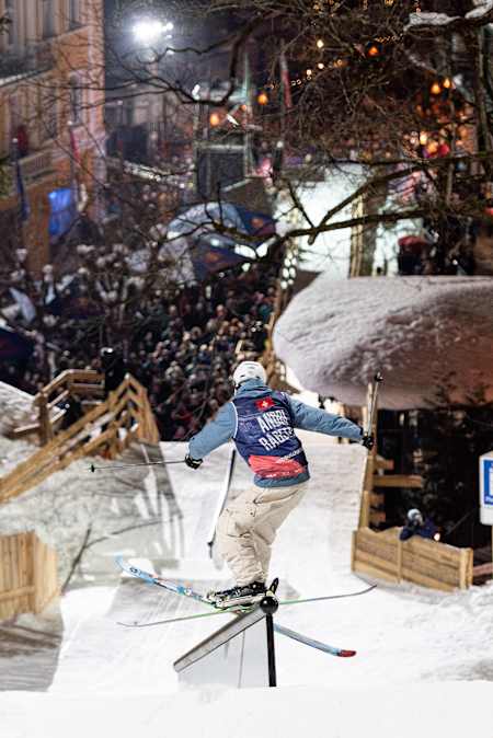 Andri Ragettli at Red Bull Playstreets in Bad Gastein, Austria in 2023