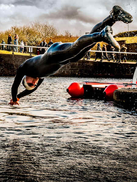 Preparing to make a splash in the Maryhill Locks