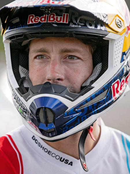 A photo of Travis Pastrana at Red Bull Straight Rhythm 2014.