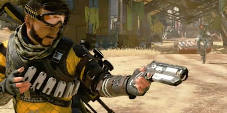 Captura de pantalla de Mirage en Apex Legends.