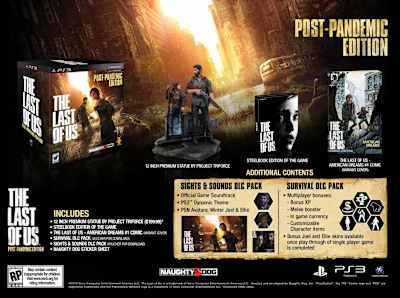 L'édition collector du jeu vidéo The Last Of Us: Post-Pandemic Edition sur PlayStation 3.