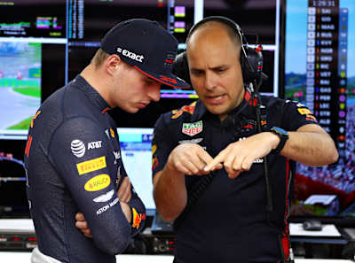 Gianpiero Lambiase i Max Verstappen