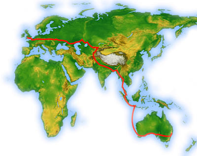Arjun's epic route 