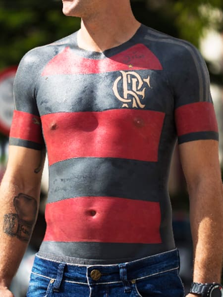 Maurício dos Anjos, torcedor fanático do Flamengo