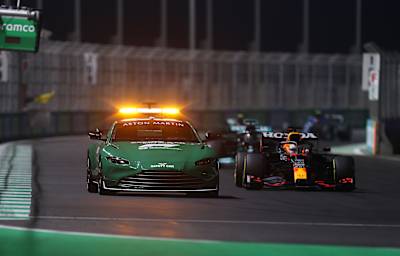 Depuis 2021, la marque anglaise a rejoint Mercedes de constructeur officiel de voiture de sécurité en Formule 1.