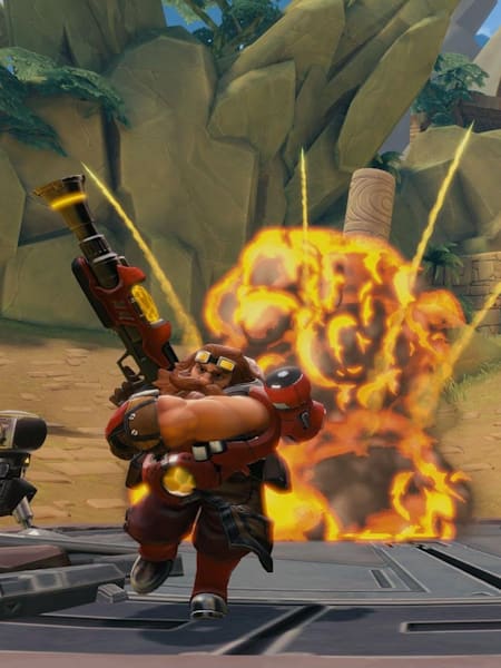 A screenshot of Paladins heroes