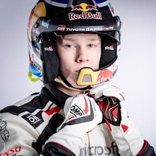 Portrait du pilote Kalle Rovanpera en marge du Rally de Monte-Carlo, étape du championnat WRC 2020.