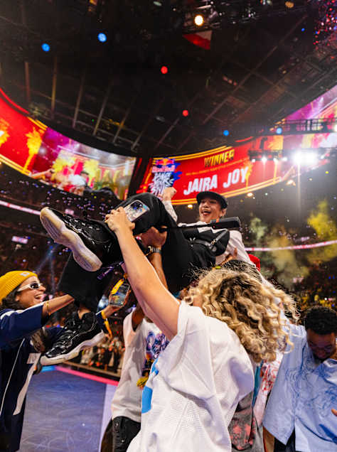 Jaira Joy of the Netherlands wins Red Bull Dance Your Style World Final in Los Angeles, CA.