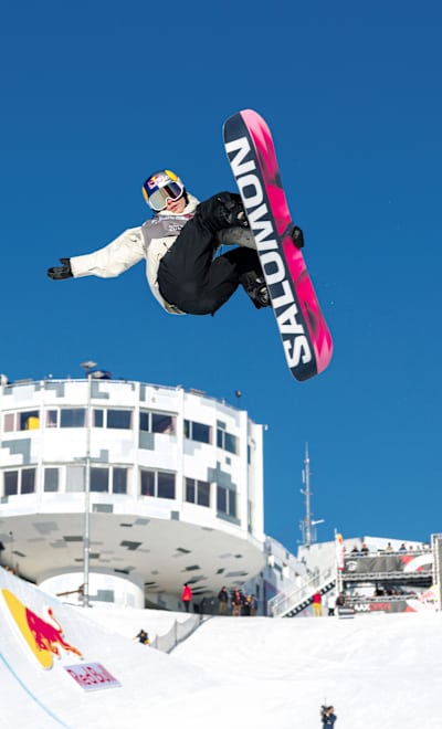 Maddie Mastro performs at the Laax Open in Laax, Switzerland on January 17, 2025.
