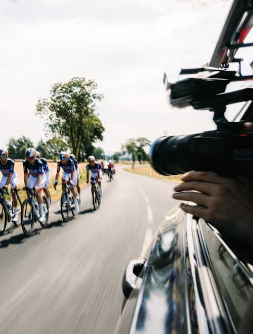 Filming Red Bull – BORA – hansgrohe during the rest day