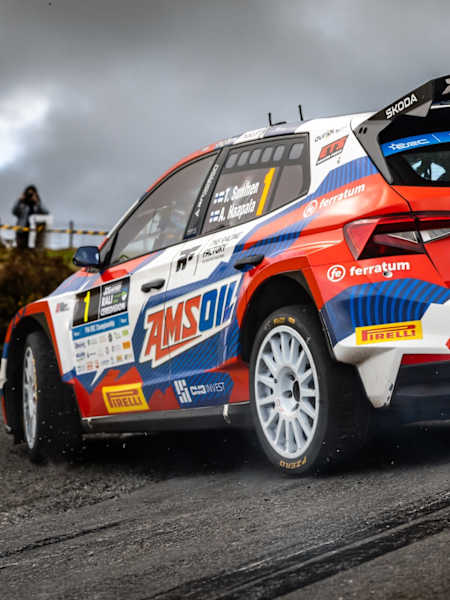 Suninen became European champion on Pirelli tyres