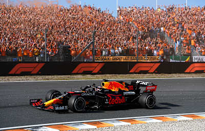 Max Verstappen podczas rundy F1 o GP Holandii 2021 na torze Zandvoort