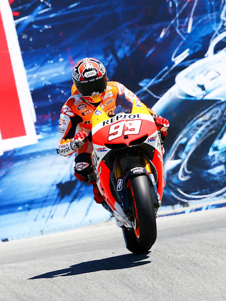 En Laguna Seca, Márquez hizo historia. MotoGP.