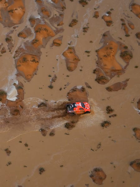 Stage 9 of the Dakar 2023 between Riyadh and Haradh, on January 10th, 2023. 