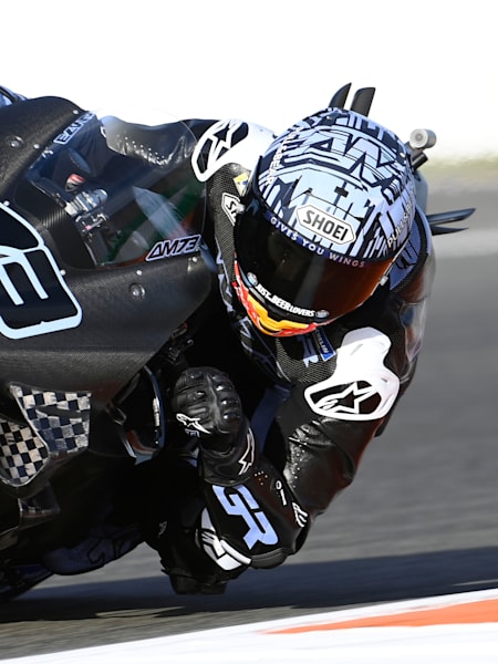 Alex Márquez durante los entrenamientos de final de temporada de MotoGP en Valencia, España, el 8 de noviembre de 2022. 