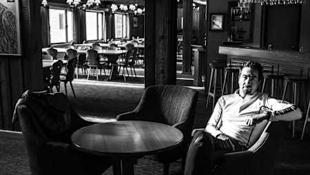 Luc Alphand après une journée en héliski au Canada