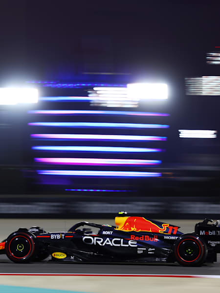 RB19 Cruising Through Bahrain