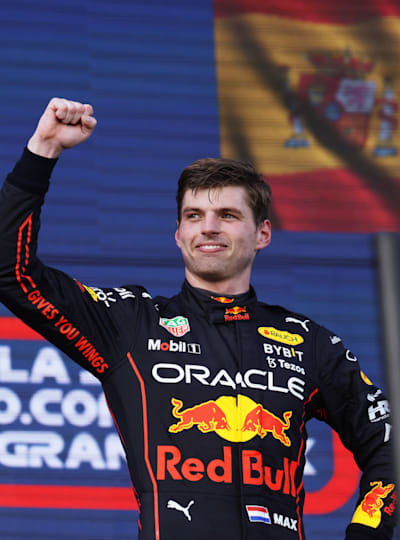 That's three finishes, three wins for Verstappen in 2022