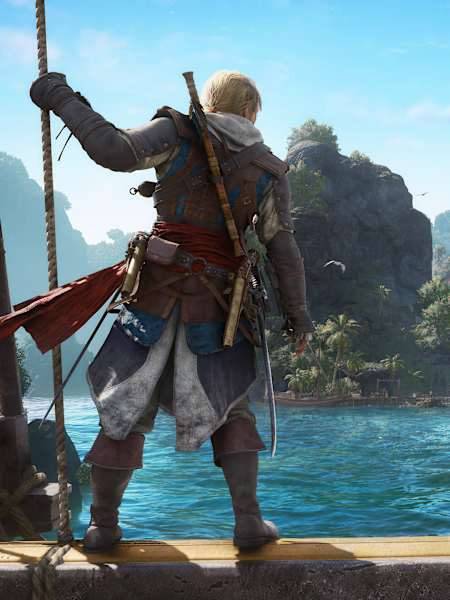 A screenshot from Assassin's Creed Black Flag Resynced.