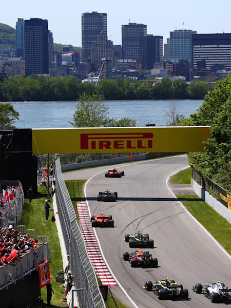 Het mooie uitzicht op Montreal