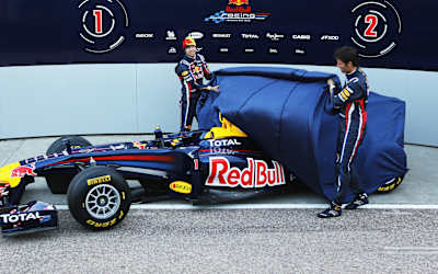 RB7 prezentat oficial în 2011, pe circuitul Ricardo Tormo din Valencia 