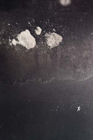Up in space: The landing site new Roswell, New Mexico. 