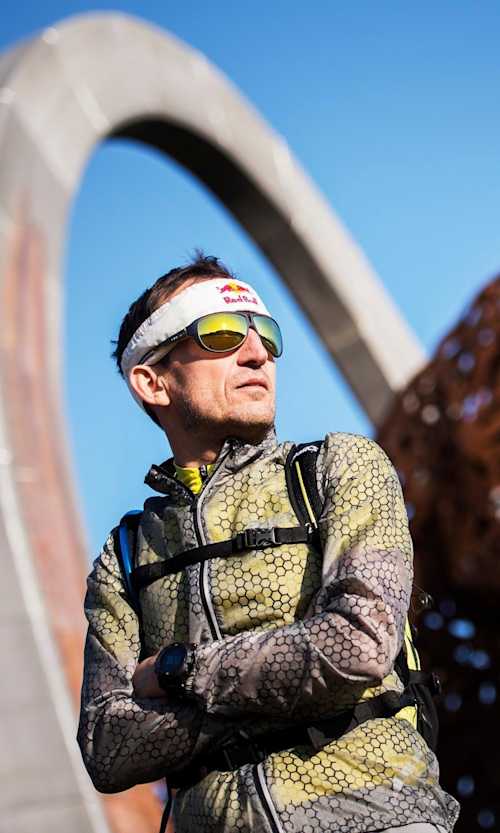 Portrait von Christian Schiester beim Preshoot für den Wings for Life World Run Catcher Caram Red Bull Ring.