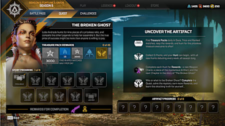 クエストは進捗も確認できる