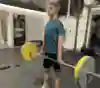 Jakob Rosenthaler working out before the season 2023