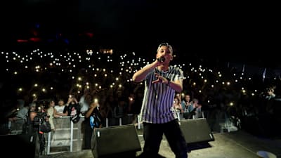 Di-Meh brachte die Fans bei seinem Red Bull Secret Gig zum Strahlen