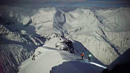 Vollmondnacht in den Alpen