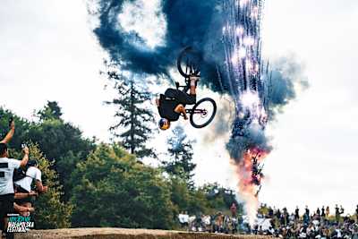 Dawid Godziek na Garmin Joy Ride Małopolska Festiwal