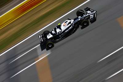 Yuki Tsunoda of Scuderia AlphaTauri at the Spanish Grand Prix on May 22, 2022.